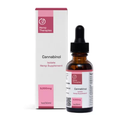 Hemp Therapies 9,000mg CBN Oil, Isolate Non detectable THC, 1oz/30ml
